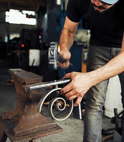 DIY Metal Bookends Image
